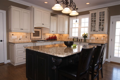 Giallo Napoleon Granite Countertops Kitchen Design Ideas